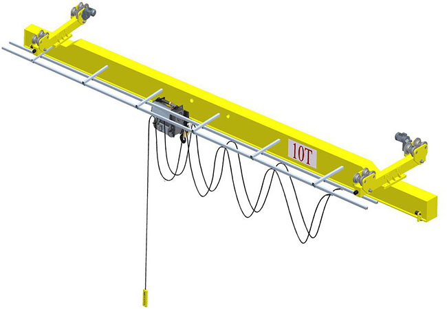 Závesný nosník s jednou nosnou tyčou Crane.jpg Single Girder Beam Suspension Overhead Crane.jpg